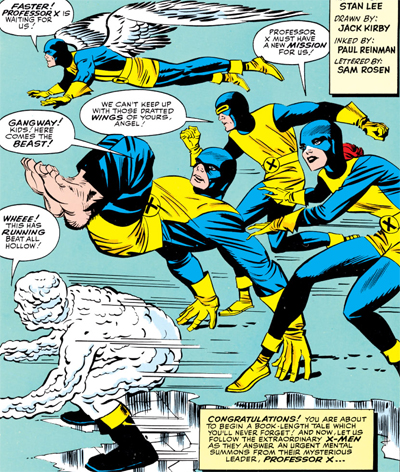 Image result for lee/kirby x-men