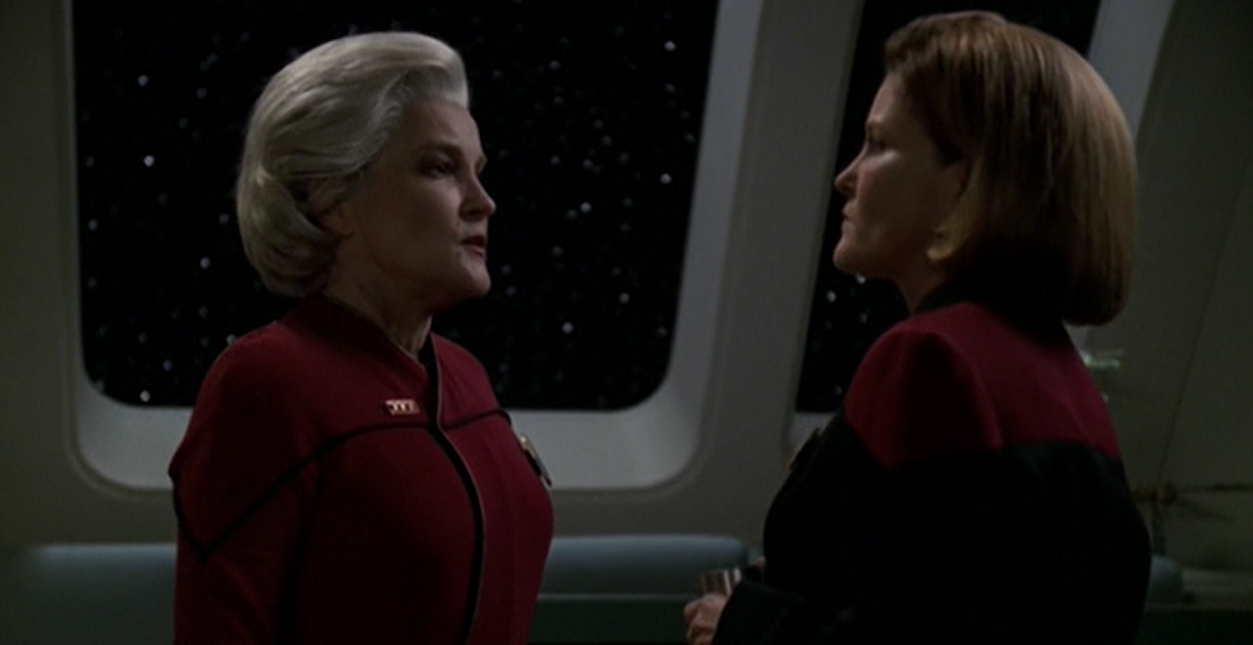Admiral and Captain Janeway - Star Trek: Voyager – Endgame 